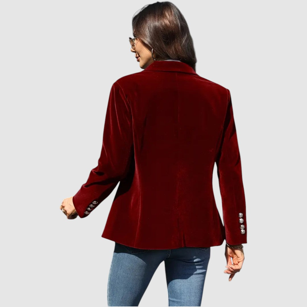 Natálie – Elegantná zamatová bunda