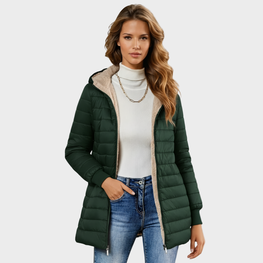 Michèle – Dlhý, nepremokavý a elegantný kabát