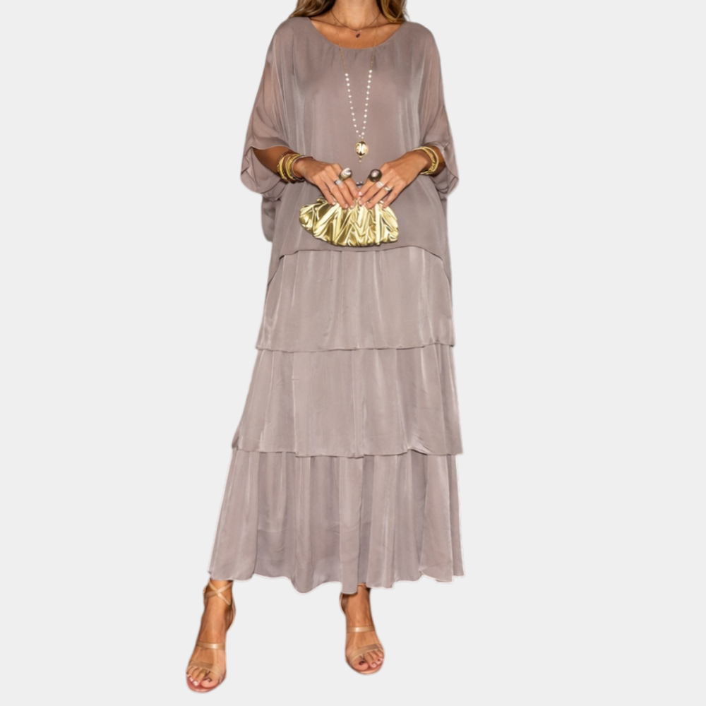 Agnès | Elegantné plynulé maxi šaty