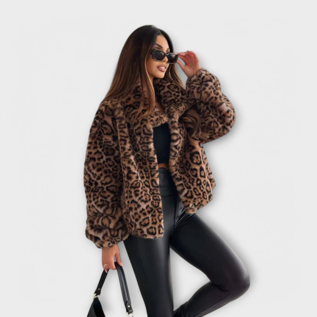 Leonor – Kabát s leopardím vzorom
