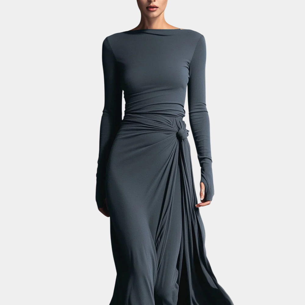 Renee | Drapované maxi šaty