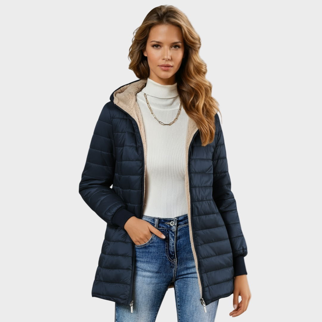 Michèle – Dlhý, nepremokavý a elegantný kabát
