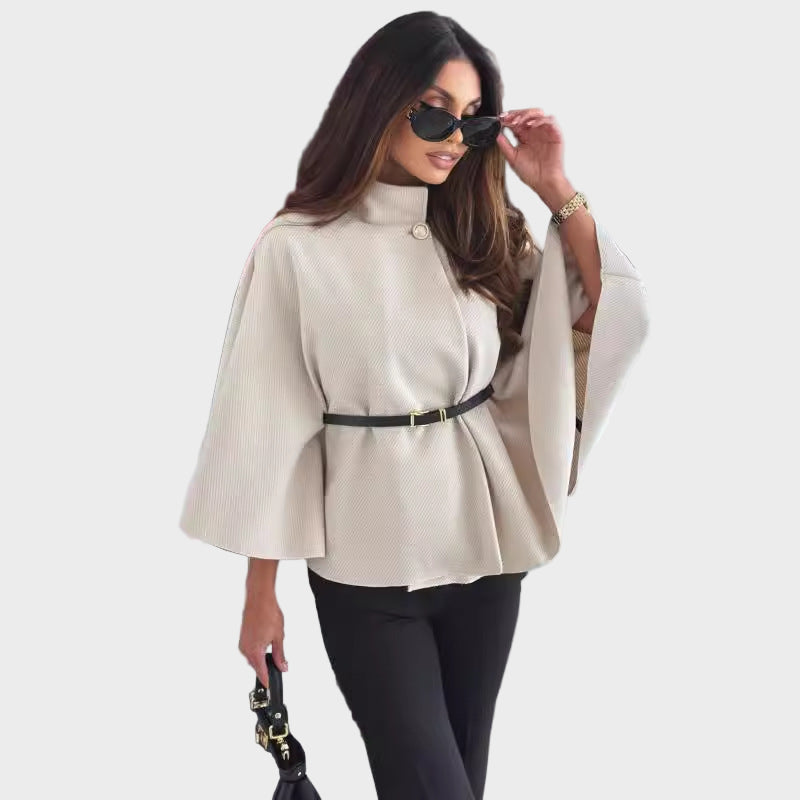 Selviora – Elegantná bunda s motýlími rukávmi a opaskom