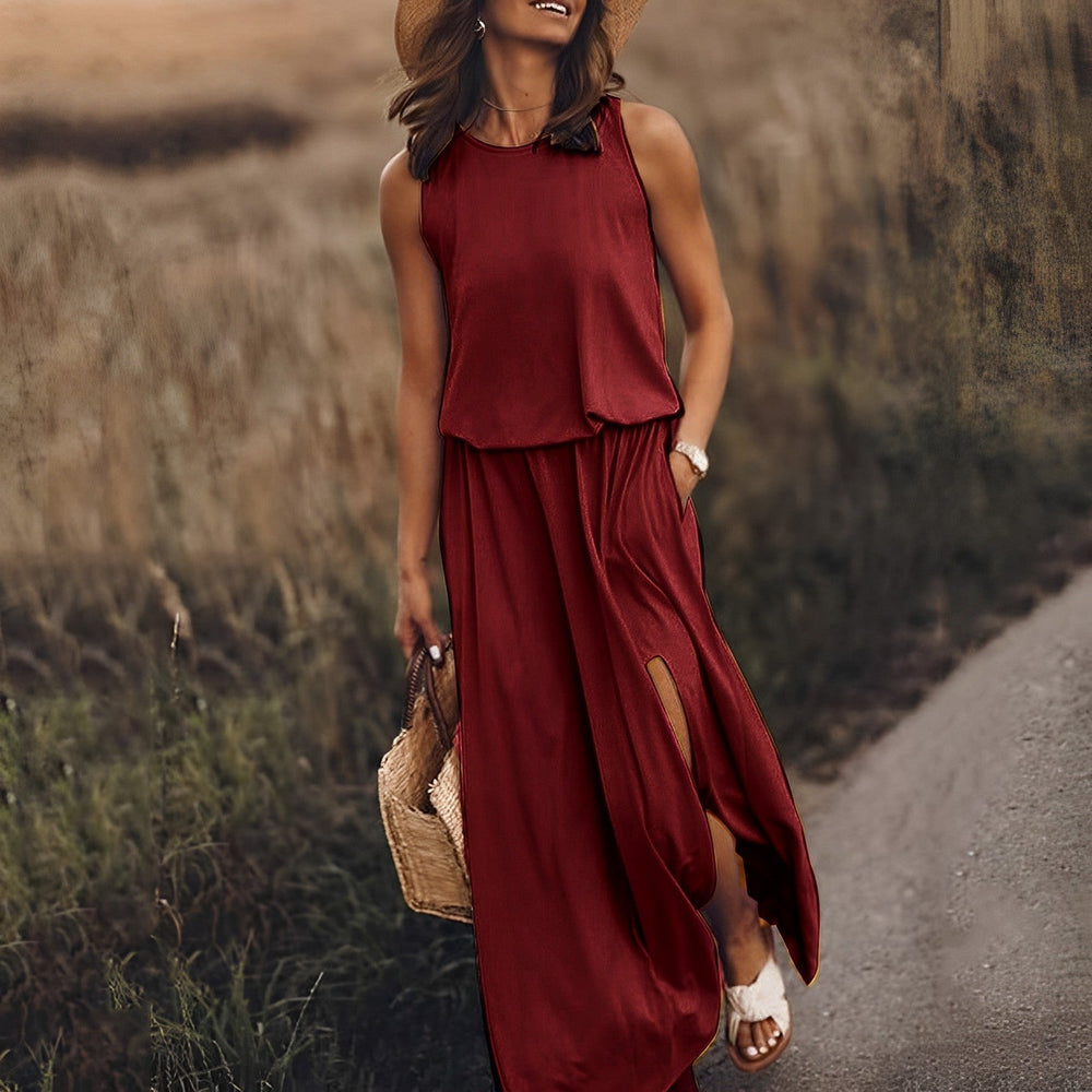 Amie | Elegantné farebné midi šaty