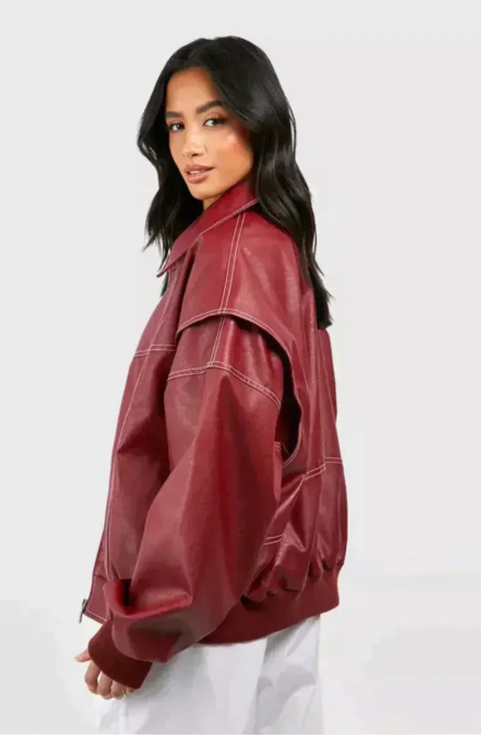 Selene | Elegantná červená bunda