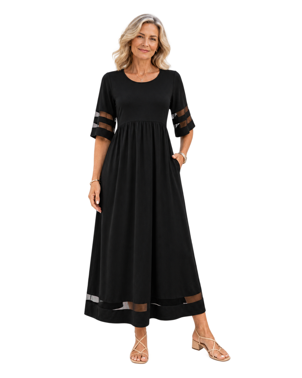 Adria čierne šaty – hlavná fotografia