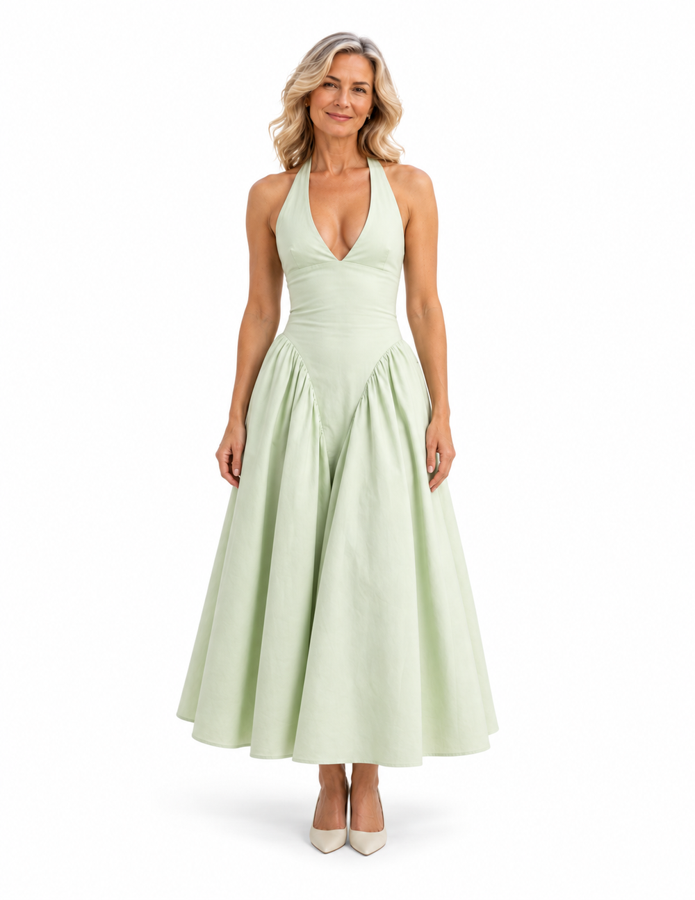 Odette – zelená varianta na modelke